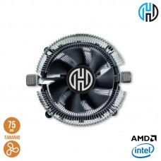 Cooler para Processador Universal Intel/AMD 75x75mm 65W Hoopson CL-170B - Preto
